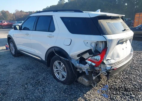 2020 Ford Explorer Xlt z USA, uszkodzony, nr VIN 1FMSK7DH8LGA30916